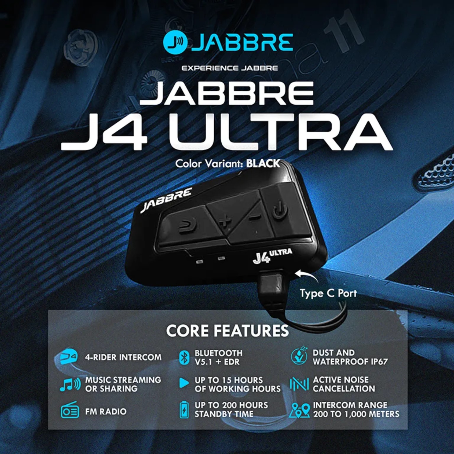 JABBRE J4 ULTRA Black image 3